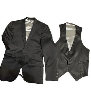Suit, jacket and vest set